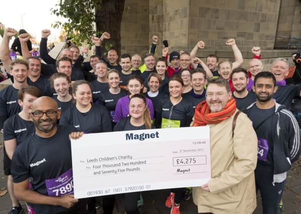 SUCCESS: The runners raised more than Â£4,000.