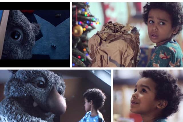The story of Moz and Joe is told in the new John Lewis Christmas ad.