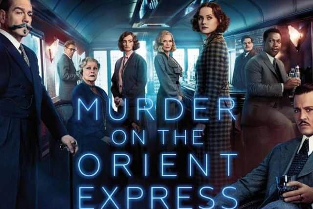 The cast of 20th Century Fox's Murder on the Orient Express which is in cinemas now.