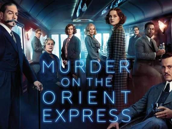 The cast of 20th Century Fox's Murder on the Orient Express which is in cinemas now.