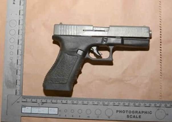 Picture of weapon released following the sentencing of seven men after being convicted of conspiracy to pervert the course of justice after interfering with jurors in a manslaughter trial at Leeds Crown court.
