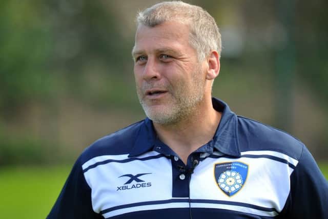 Yorkshire Carnegie head coach James Lowes (Picture: Tony Johnson).