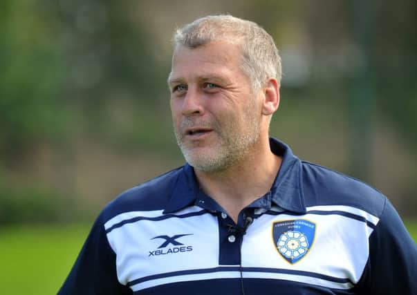 Yorkshire Carnegie head coach James Lowes (Picture: Tony Johnson).