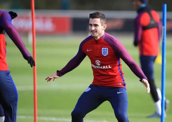 England's Lewis Cook during an England training session.