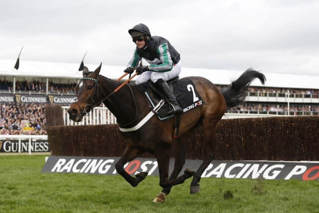 Nicky Henderson's Altior in action. PIC: Julian Herbert/PA Wire