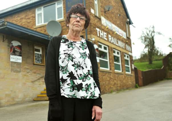 NO LAST ORDERS: Landlady Maggie Senior, who is hoping to save the pub from closure.