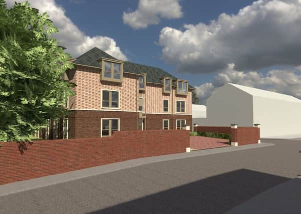A computer generated image of the scheme planned for Regent Terrace.