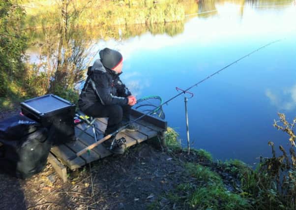 Junior angler, Liam Matley, aged 10. PIC: Steve Fearnley