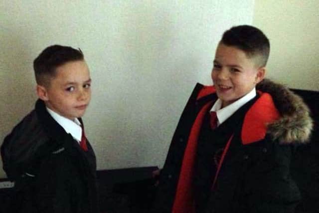 Pictured Elliott and Ellis Thornton, who died in car crash Stonegate Road, Meanwood, Leeds****Note Permission granted for use in Yorkshire Post/Evevning Post by  Louise Thornton, Aunt of the boys.****