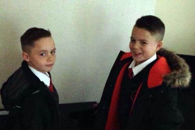Pictured Elliott and Ellis Thornton, who died in car crash Stonegate Road, Meanwood, Leeds
****Note Permission granted for use in Yorkshire Post/Evevning Post by  Louise Thornton, Aunt of the boys.****