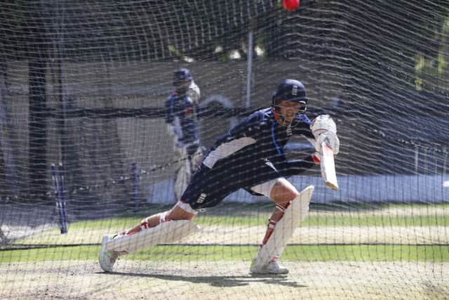 England's Joe Root during a nets session at the Adelaide Oval on Thursday. Picture: Jason O'Brien/PA
