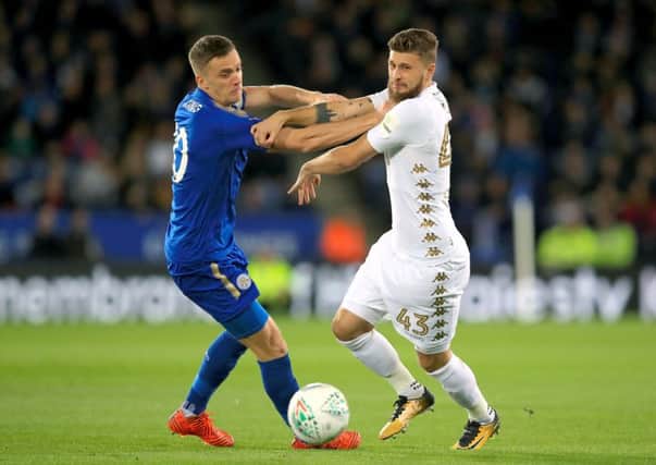 SIDELINED: Leeds United's Mateusz Klich in action against Leicester City earlier this season. Picture: Mike Egerton/PA