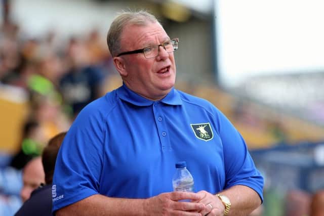 Mansfield Town boss Steve Evans.