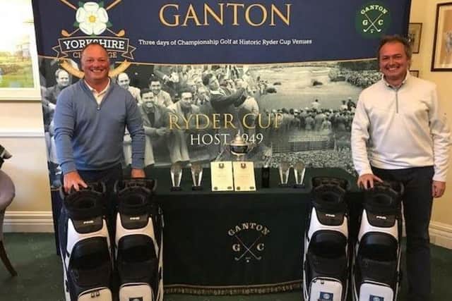 Howley Hall's James Appleyard, left, and Miles Foster - Yorkshire Challenge 2017 Supreme champions.