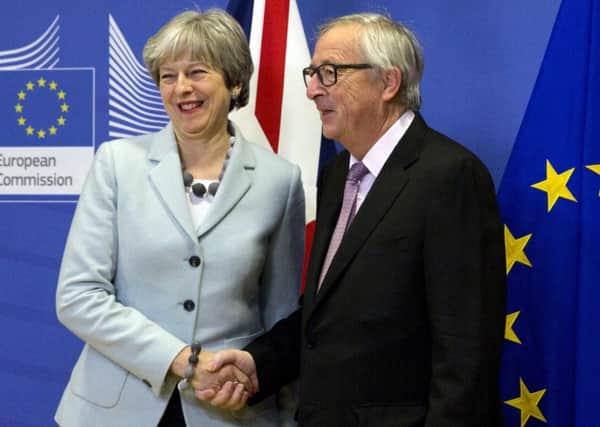 BREXIT:  PM Theresa May and European Commission President Jean-Claude Juncker can now move on to phase two of the the Brexit negotiations.