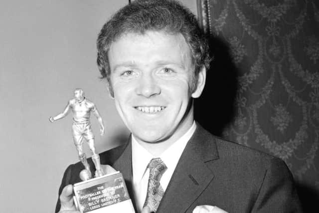 1970 Footballer of the Year, Billy Bremner. PIC: PA Photos/PA Wire