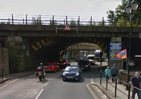 The A58 in Sowerby Bridge.