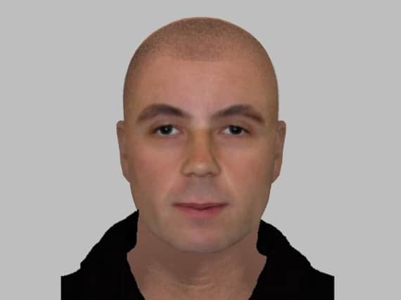 Police have issued this e-fit image of a man they want to trace.