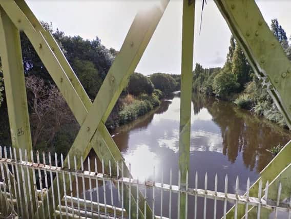 Firefighters were called to the River Aire near Redcote Lane in Leeds. Picture: Google