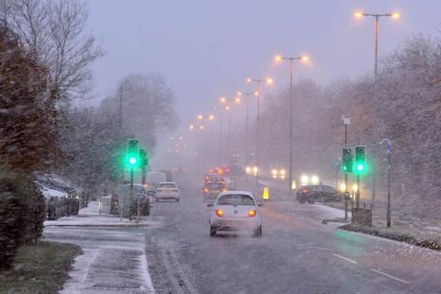 A wintry weather warning is in place for Yorkshire.