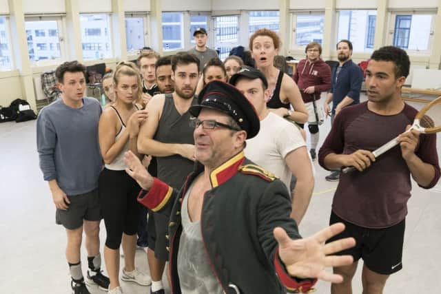 ENSEMBLE: The cast in rehearsals for The Wizard of Oz at the Sheffield Crucible.  Picture: jOHAN PERSSON