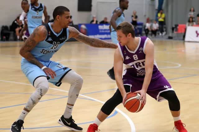 Ingus Bankevics
, pictured playing for Leeds Force earlier this year, returned to haunt his former club with 31 points in a Manchester Giants win. 
(Picture: Alex Daniels)