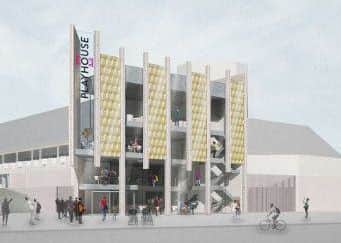 An artist's impression of the new front entrance. PIC: Page Park
