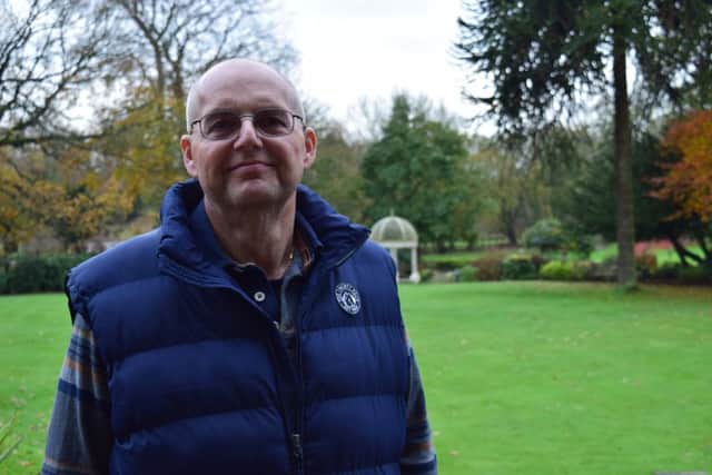 David Firth at St Catherine's Hospice