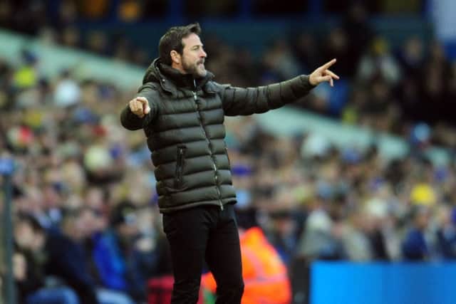 BOOST: For Leeds United head coach Thomas Christiansen, pictured on the touchline against Norwich City. Picture by Simon Hulme.