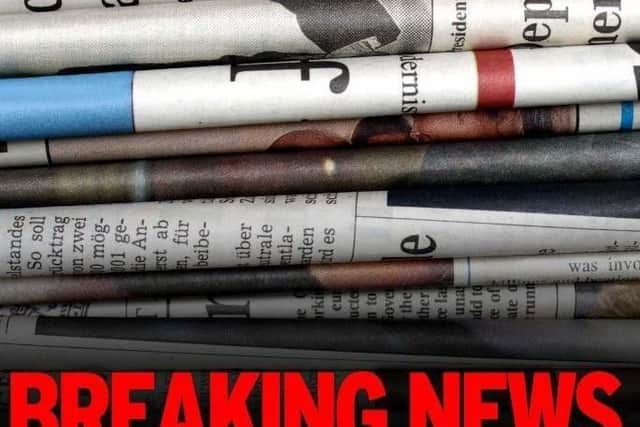 Breaking news.