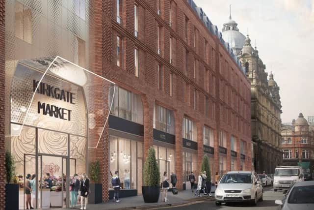 CITY LIVING: An impression of the proposed Â£20m scheme that will rejuvenate the George Street area of Leeds, which is adjacent to the new Victoria Gate shopping centre and the market.