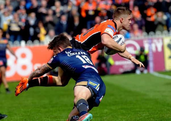 New Wakefield Trinity signing Ryan Hampshire has had Super League experience with Castleford Tigers and Wigan Warriors. PIC: Simon Hulme