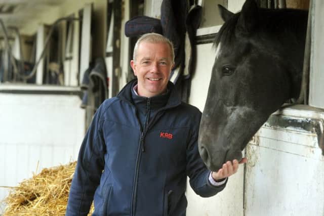 Made Of Honour trainer Karl Burke at Spigot Lodge stables near Leyburn, North Yorkshire. PIC: Gary Longbottom