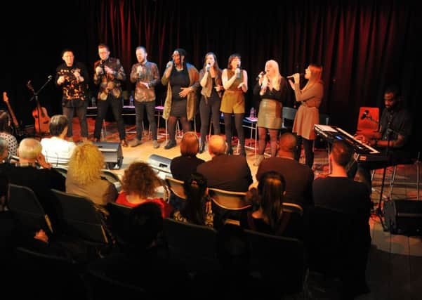 SHOWSTOPPER: The Leeds Contemporary Singers perform on Wednesday evening. PIC: Tony Johnson