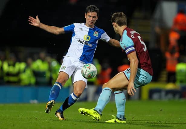 Marcus Antonsson in action for Blackburn Rovers.