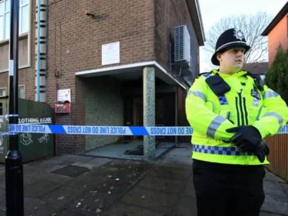 A search of the Fatima Community Centre in Burngreave is set to continue today