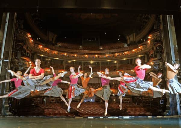 Ten lords a-leaping at Leeds Grand Theatre, courtesy of the Northern Ballet.  Picture: Tony Johnson.