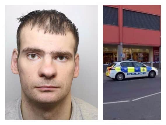 Leeds Crown Court was shown CCTV footage of Zykovas approaching Mr Ward before inflicting the injuries as he slept outside a Sainsbury's store.