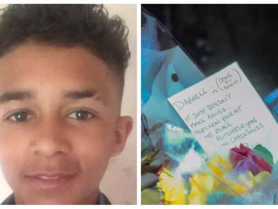 Darnell Harte, 15, was killed in a crash last month.