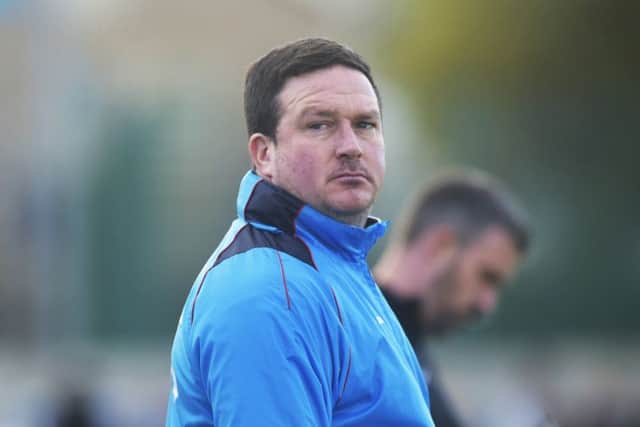 Guiseley manager Paul Cox
