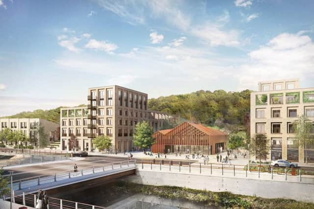 MODERN: An image of what the Kirkstall Forge development of more than 1,000 homes will look like.