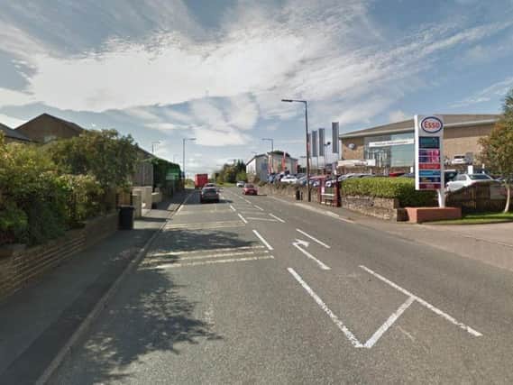The man was knocked down on Halifax Road, Shelf. Picture: Google
