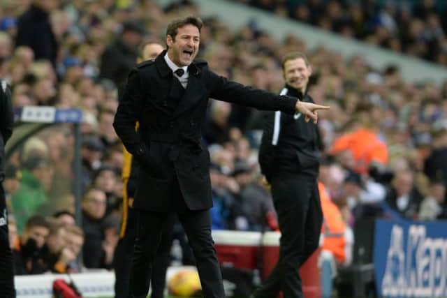 HONEST: Leeds United head coach Thomas Christiansen during Saturday's 1-0 win against Hull City at Elland Road. Picture by Bruce Rollinson.