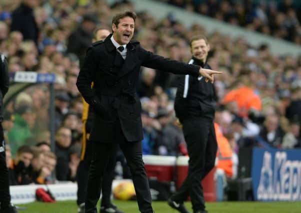 HONEST: Leeds United head coach Thomas Christiansen during Saturday's 1-0 win against Hull City at Elland Road. Picture by Bruce Rollinson.