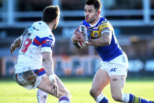 Leeds Rhinos' Richie Myler has been given the all-clear after being knocked out in the Boxing Day game at Wakefield. PIC: Steve Riding