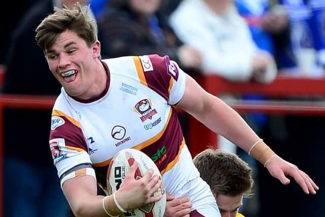 Batley try scorer, Danny Cowling.