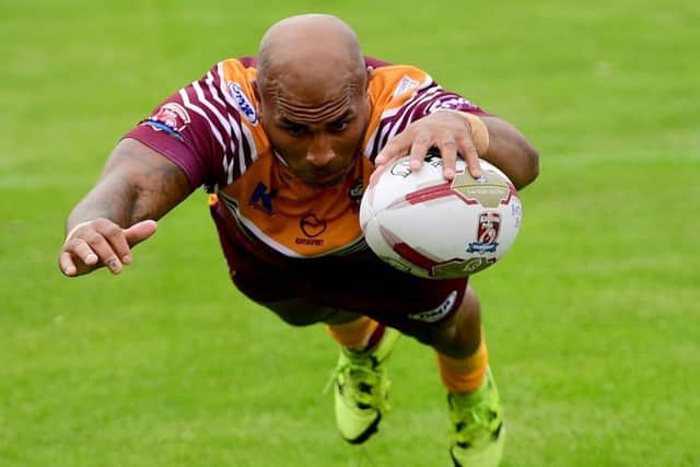 Batley try scorer, Wayne Reittie.