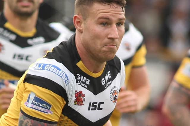 Jamie Ellis marked his return to Castleford with a couple of tries against Rovers. PIC: Andy May (2015)