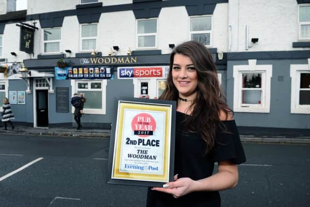Yorkshire Evening Post Pub of the Year. Runner up Sinead Flanagan from The Woodman, Selby Road, Leeds.
27th December 2017.
Picture Jonathan Gawthorpe