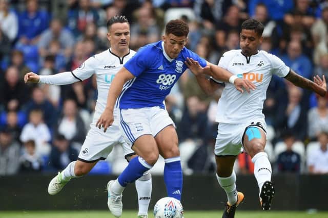 Birmingham City's Che Adams is unlikely to feature against Leeds United on Saturday due to injury. Picture: Joe Giddens/PA